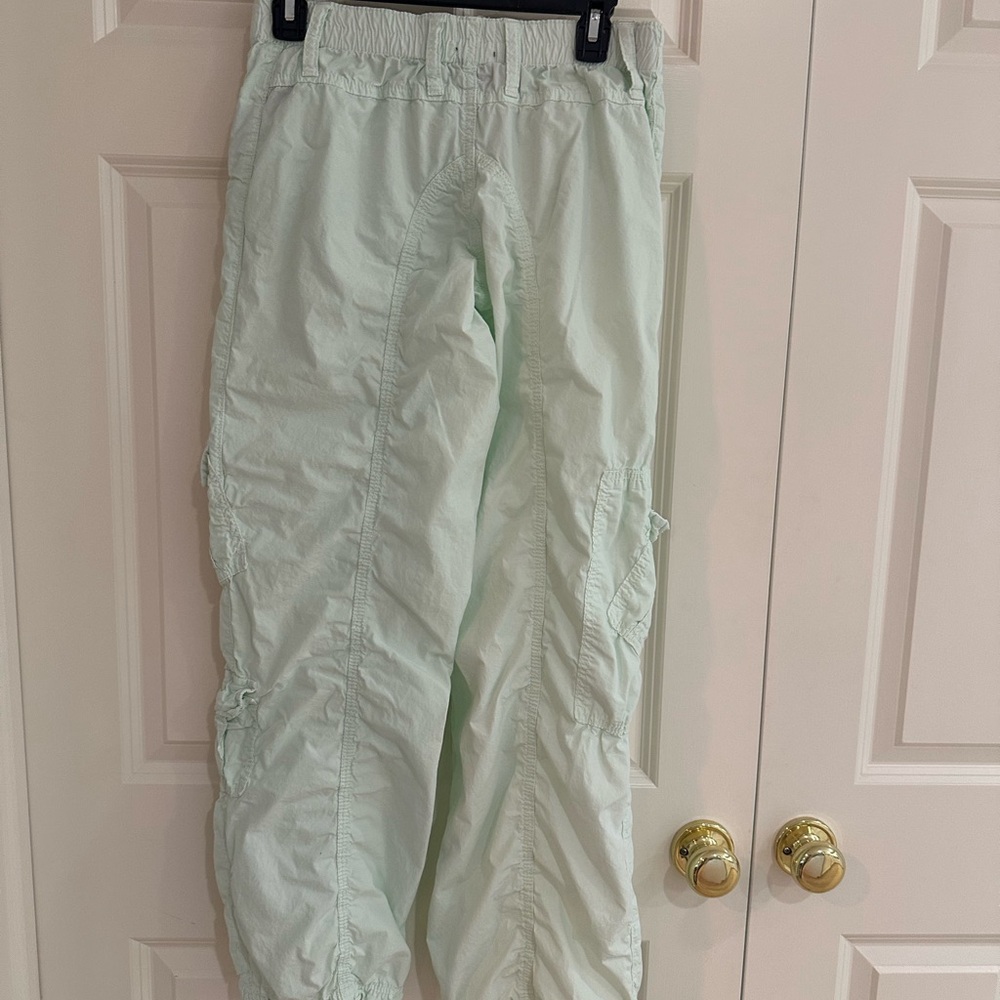 BDG Y2K Low Rise Cargo Pants in Mint Green - Picture 3 of 7